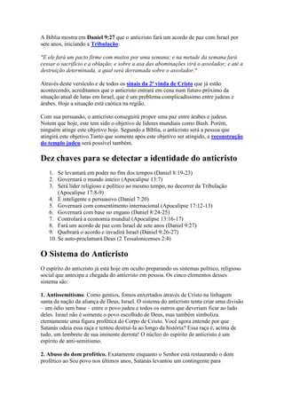 O anticristo
