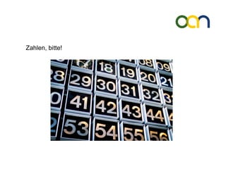 Zahlen, bitte!
 