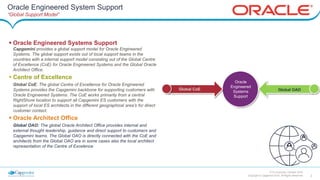 Capgemini Oracle Engineered Systems Support Model | PPT
