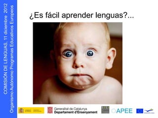 ¿Es fácil aprender lenguas?...
      s oepo u E
            r
D N Ó S MOC
    I I
g O
 r
 