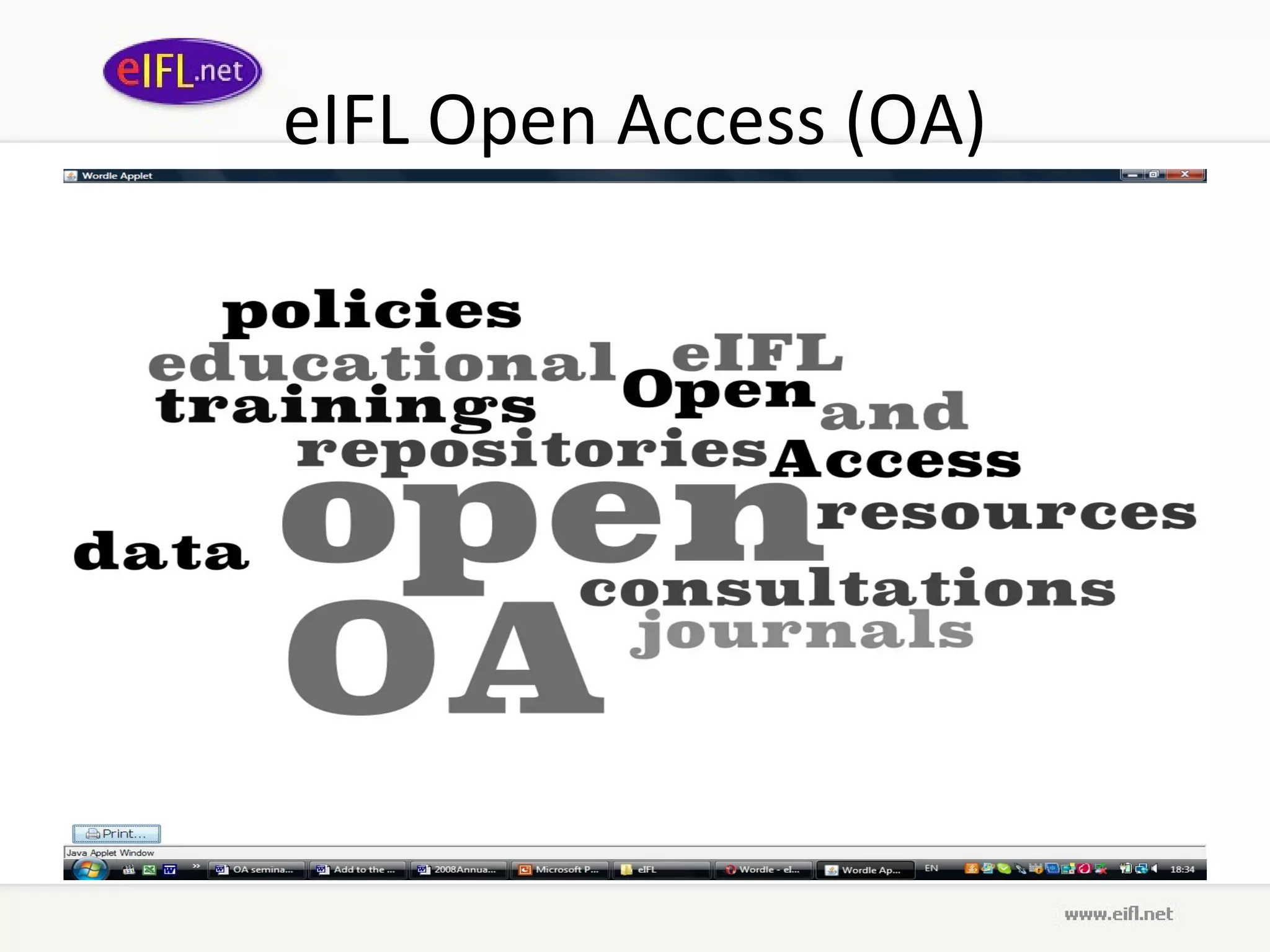 eIFL Open Access (OA) 