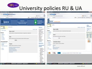 University policies RU & UA 
