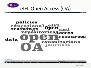 eIFL Open Access (OA) 
