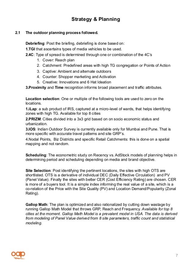 OAP (Outdoor Advertising Professionals) Profile