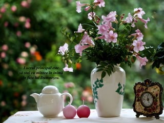 Lucrul principal este
să stai cu mintea în inimă
  în faţa lui Dumnezeu.
 