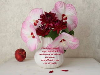 Când o persoană
   experimentează
sentimente de mânie,
      frustrare,
  nemulțumire sau
    este stresată,
 