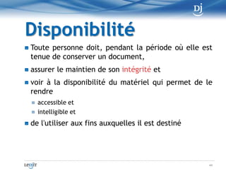 ConservationDisponibilitéConsultation34