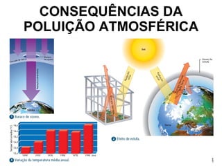 CONSEQUÊNCIAS DA POLUIÇÃO ATMOSFÉRICA 