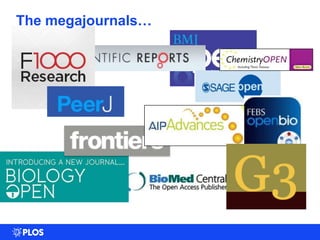 The megajournals…
 