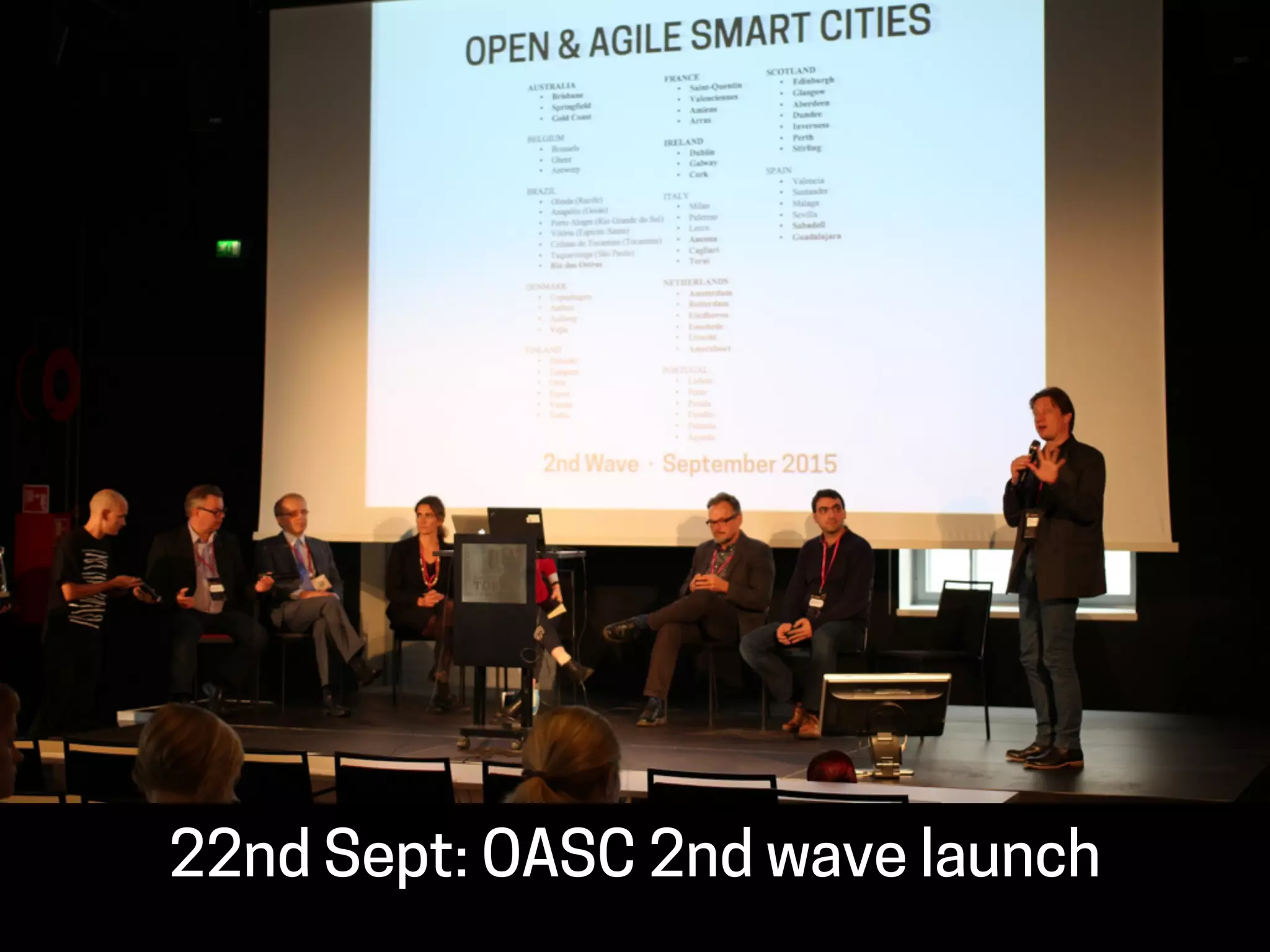 22nd Sept: OASC 2nd wave launch
 