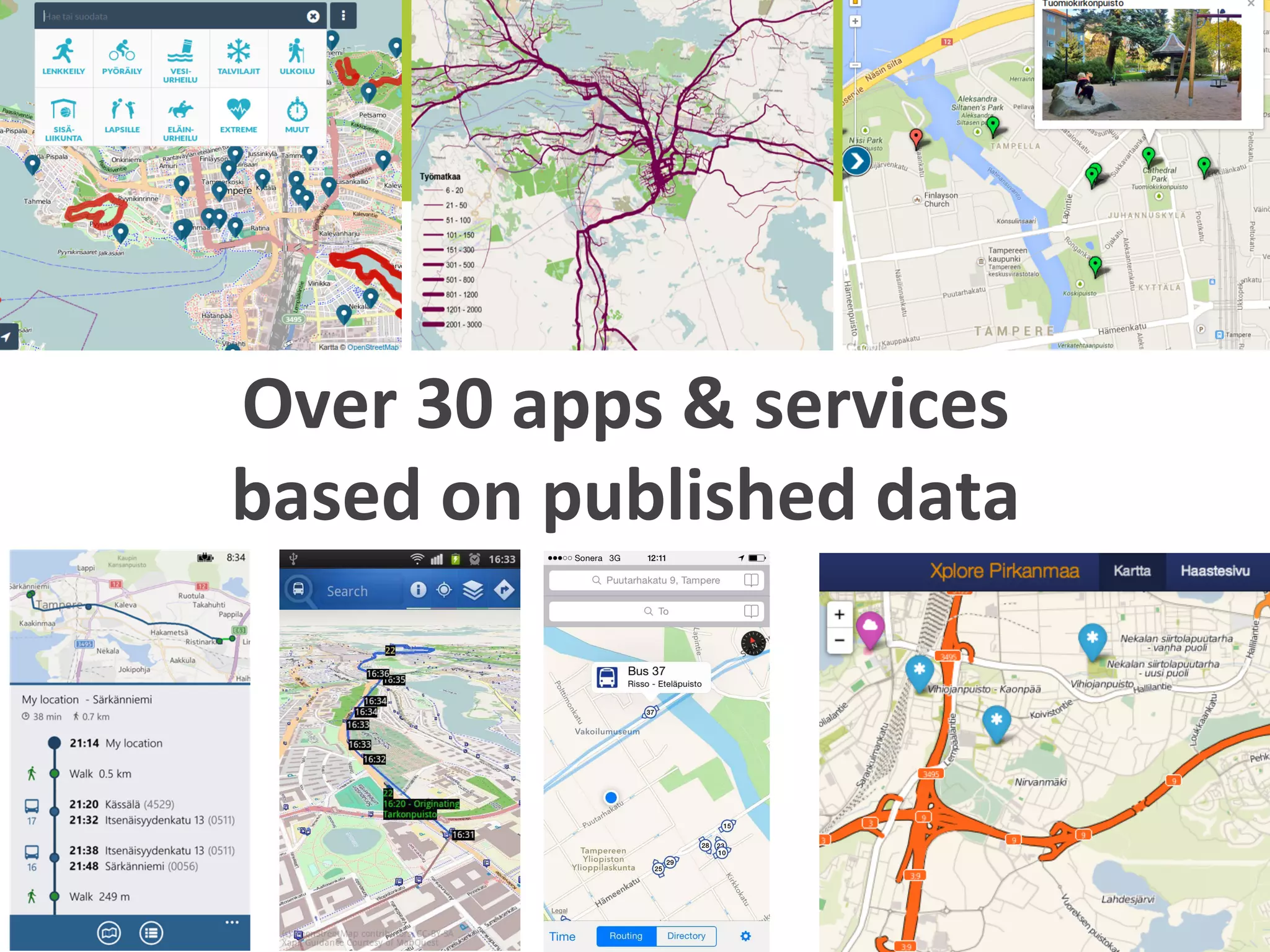 Over%30%apps%&%services%
based%on%published%data%
 