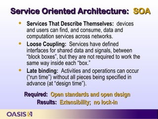 Oasis Standards.pdf Oasis: Standards & the Cloud June2011 | PDF