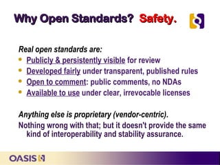 Oasis Standards.pdf Oasis: Standards & the Cloud June2011 | PDF