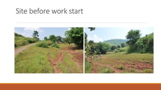 Site before work start
 