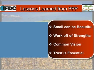 Oasis Agro and KAED example from Kyrgyzstan