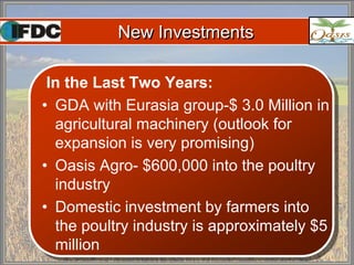 Oasis Agro and KAED example from Kyrgyzstan