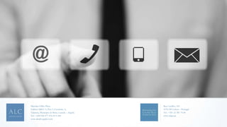 Masuika Office Plaza
Edifício MKO A, Piso 5, Escritório A,
Talatona, Município de Belas, Luanda – Angola
Tel.: +244 926 877 476/8/9/481
www.alcadvogados.com
Rua Castilho, 165
1070-050 Lisboa – Portugal
Tel.: +351 21 381 74 00
www.mlgts.pt
 