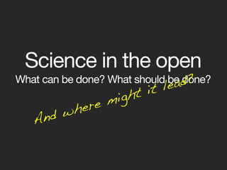 Science in the Open