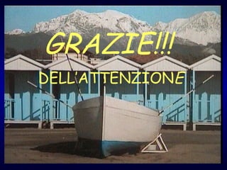 GRAZIE!!! DELL’ATTENZION E 