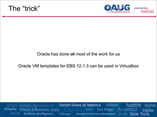 EBS in an hour: Build a Vision instance - FAST - in Oracle Virtualbox | PDF