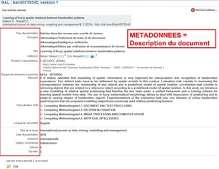 METADONNEES =
Description du document
 