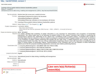 Lien vers le(s) fichier(s)
associé(s)
 