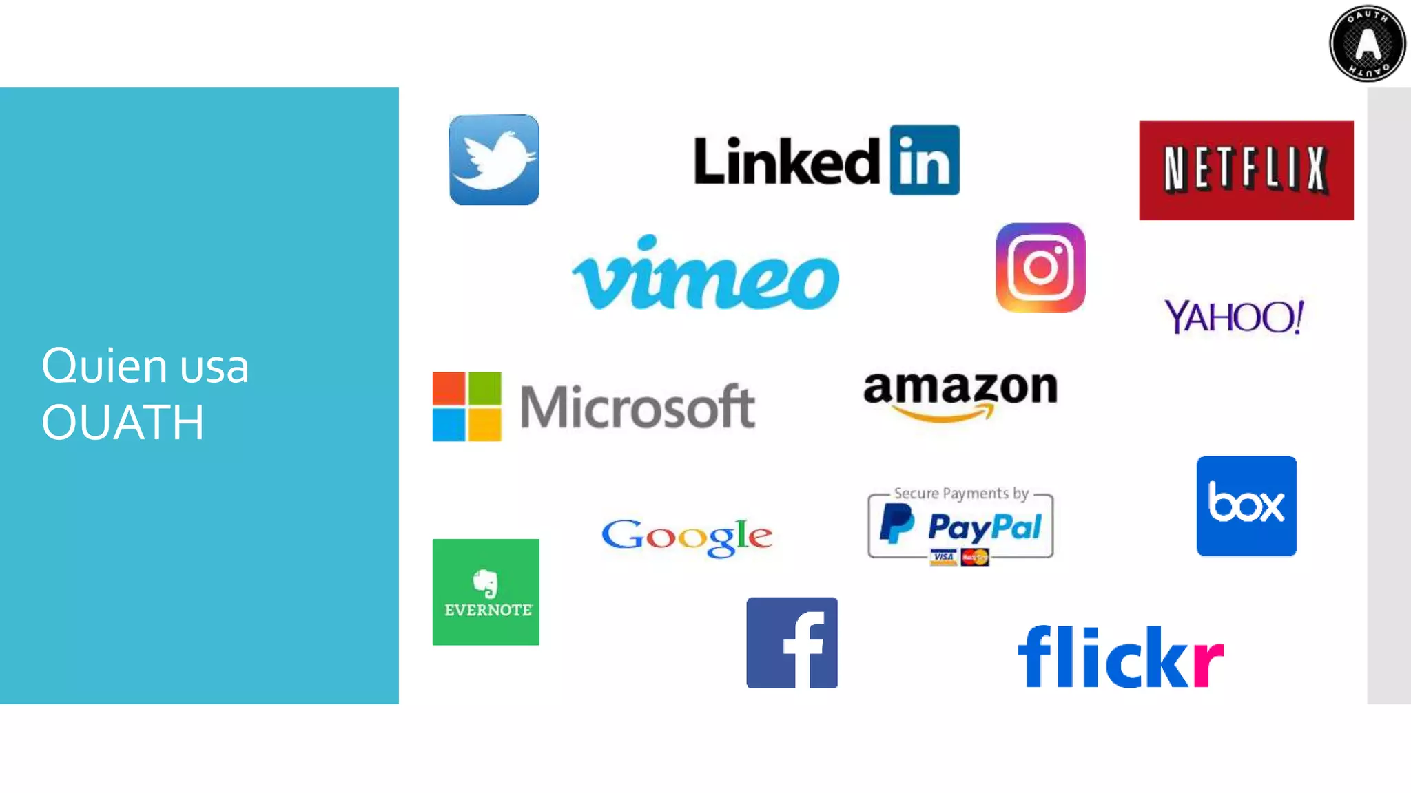 Quien usa
OUATH
 