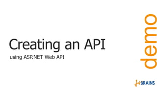 A lot of public API’s…

         “your API consumer isn’t really your user,
        but an application acting on behalf of...