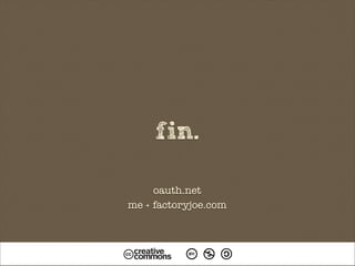 OAuth FTW