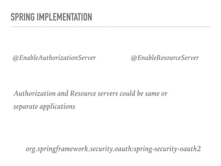 Modern Security with OAuth 2.0 and JWT and Spring by Dmitry Buzdin | PDF