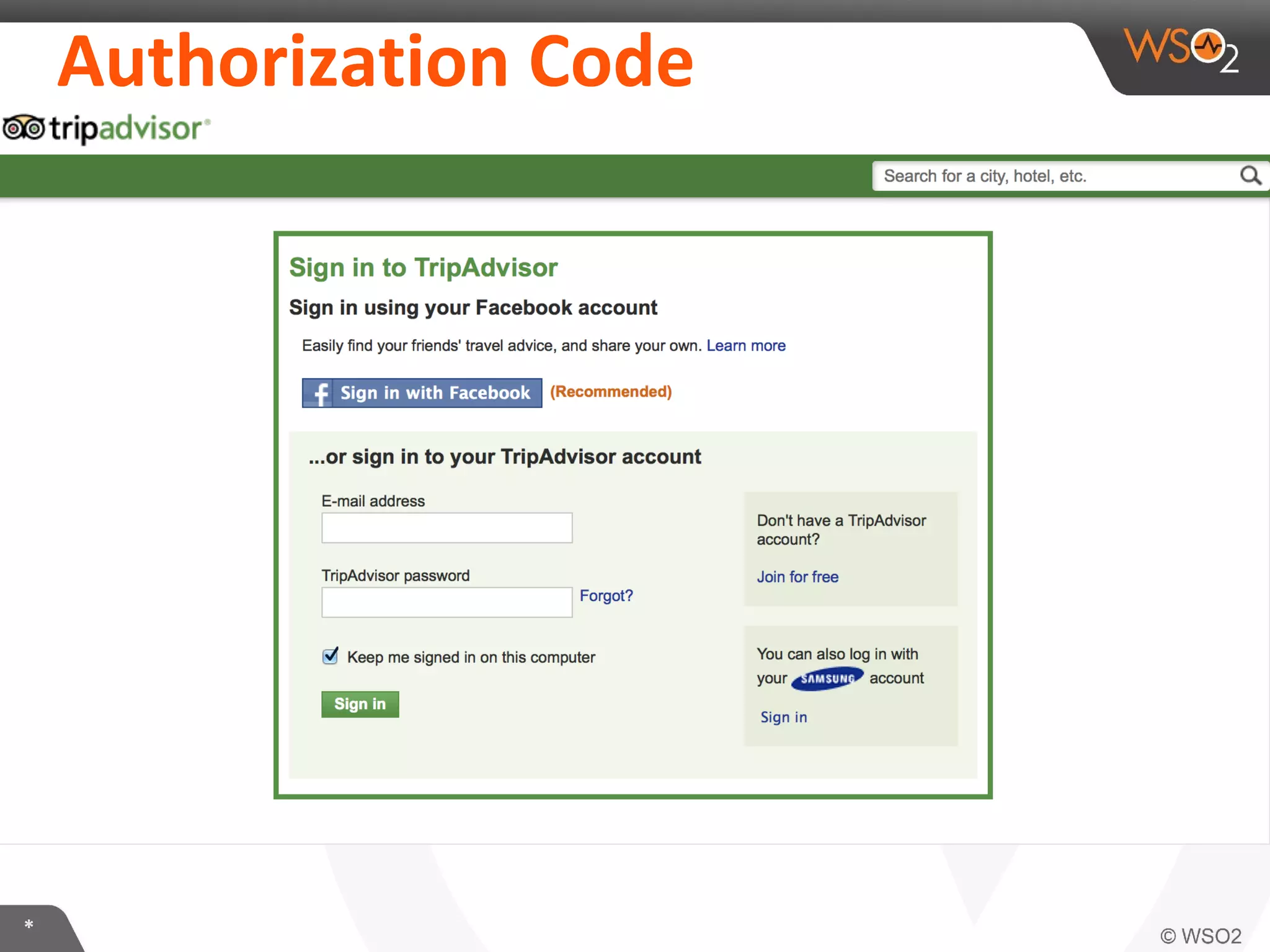 AuthorizaKon	
  Code	
  

*	
  

 