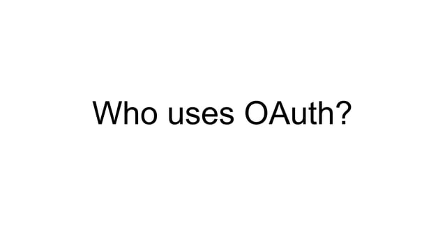 OAuth 2.0 Security Reinforced | PPT