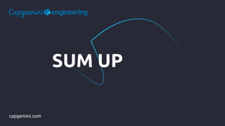 capgemini.com
SUM UP
 