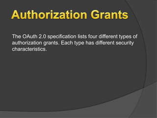 OAuth2 Presentaion | PPT