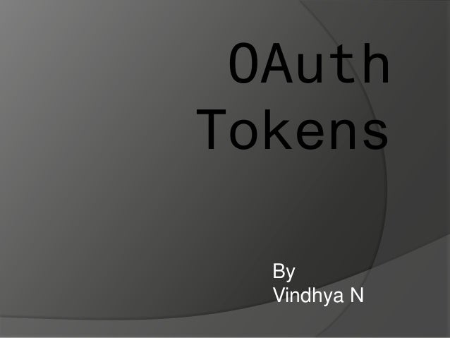 OAuth Tokens