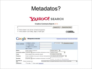 Metadatos? 