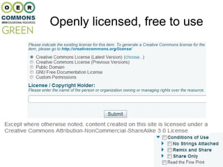 Openly licensed, free to use
 