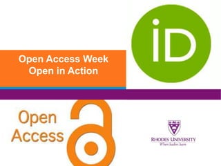 Open Access Week
Open in Action
 