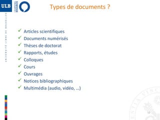 Types de documents ?











Articles scientifiques
Documents numérisés
Thèses de doctorat
Rapports, études
Colloques
Cours
Ouvrages
Notices bibliographiques
Multimédia (audio, vidéo, …)

12

 
