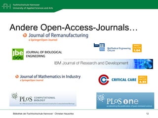 Andere Open-Access-Journals… 