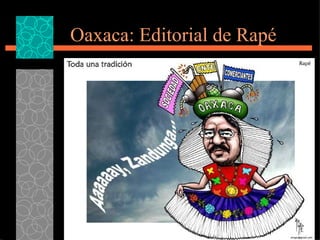 Oaxaca: Editorial de Rap é 