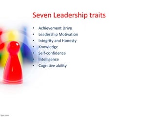 Trait Theory of Leadership | PPTX