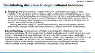 Organisational behaviour | PPTX