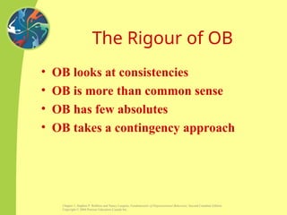 Fundamentals of Organizational Behaviour: Understanding Workplace ...