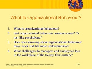 Fundamentals of Organizational Behaviour: Understanding Workplace ...