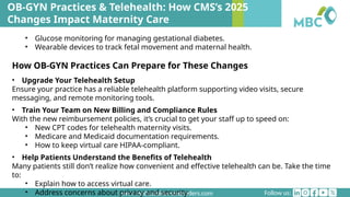 OB-GYN Practices & Telehealth- How CMS’s 2025 Changes Impact Maternity ...
