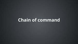 Chain	of	command
 