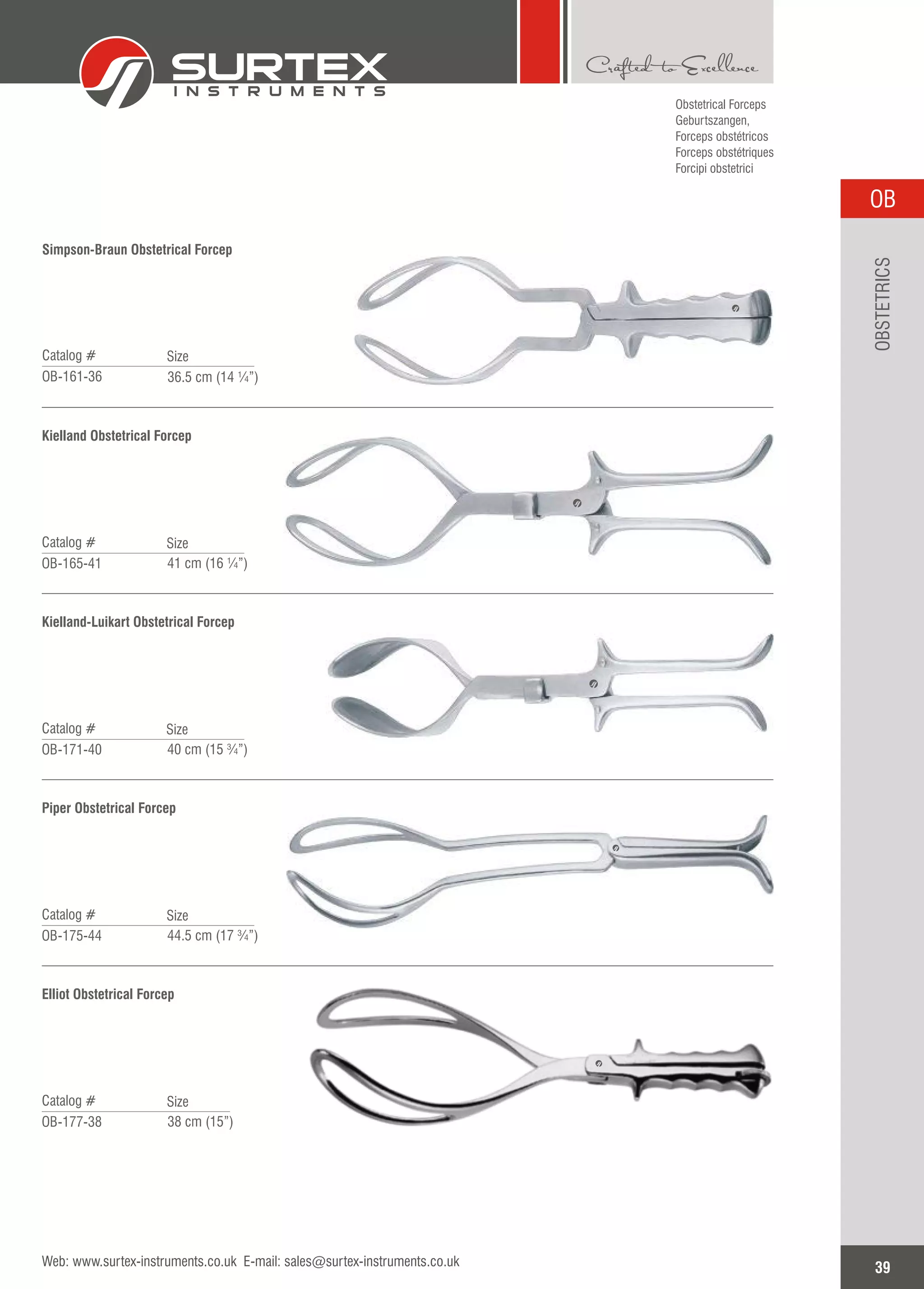 OBSTETRICS INSTRUMENTS | PDF