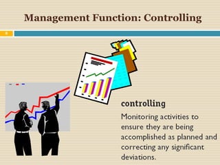 Management Function: Controlling
8
 