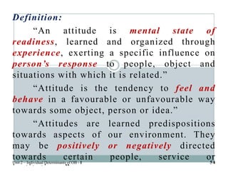 Organizational Behaviour - Individual Determinants of OB I | PDF